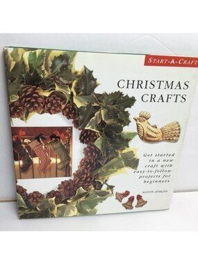 Christmas Crafts Hardcover Alison Jenkins Easy-To-Follow Beginner Craft Projects